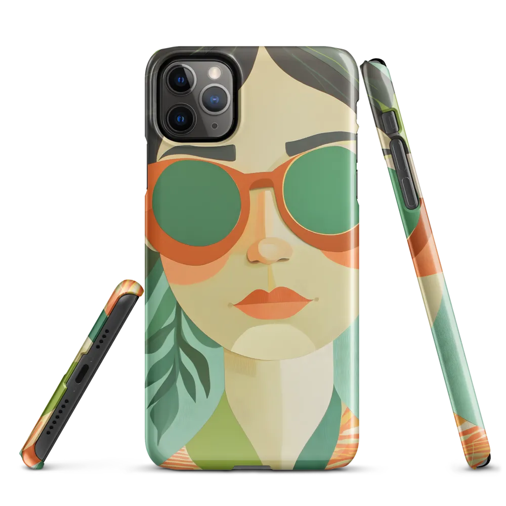 Bold Serenity: A Modern Portrait | Phone Case |  11 Pro Max | Snap Case | Glossy