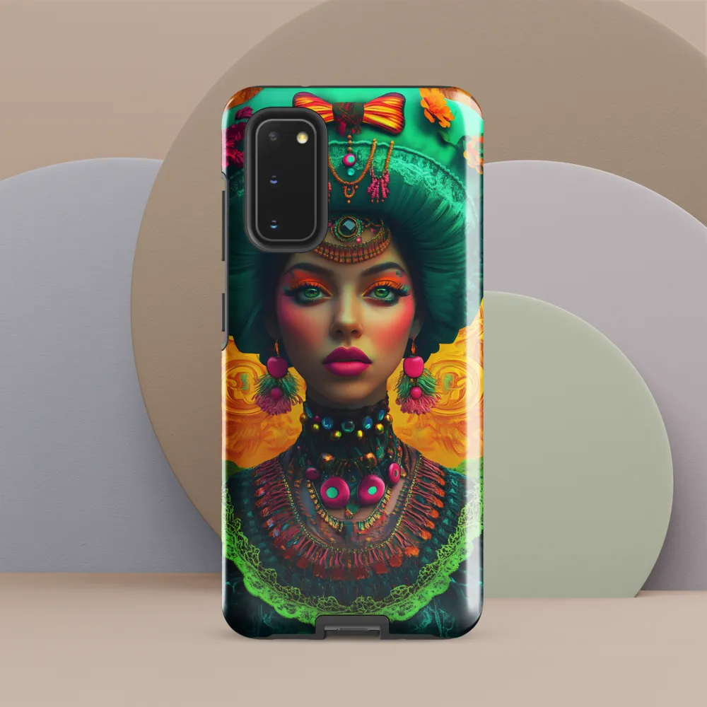 Feminine Elegance in Surreal Splendor