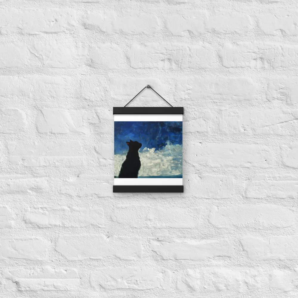 Serenade of the Night | Poster With Black Wood Hanger | 8″×10″