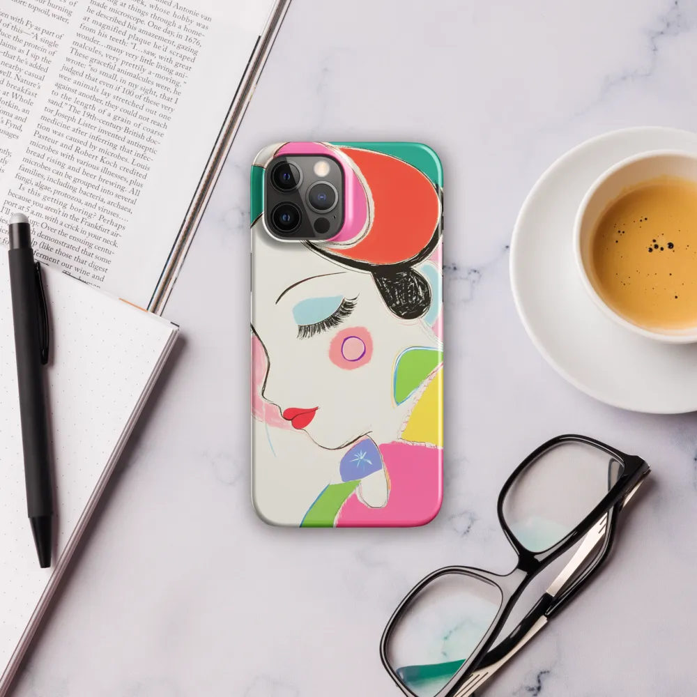 Whimsical Portrait in Colorful Abstraction