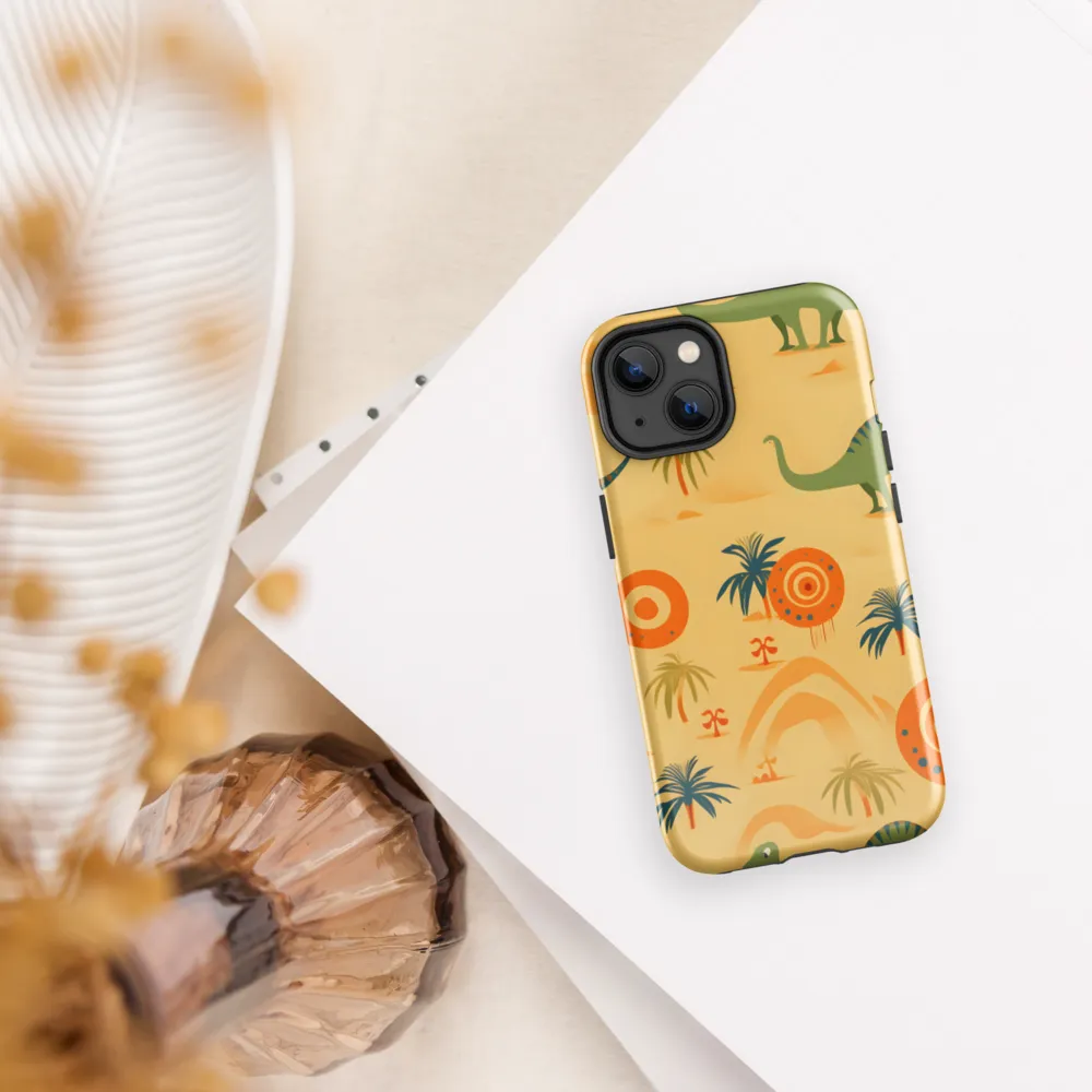 Prehistoric Playtime | Phone Case |  14 | Tough Case | Glossy