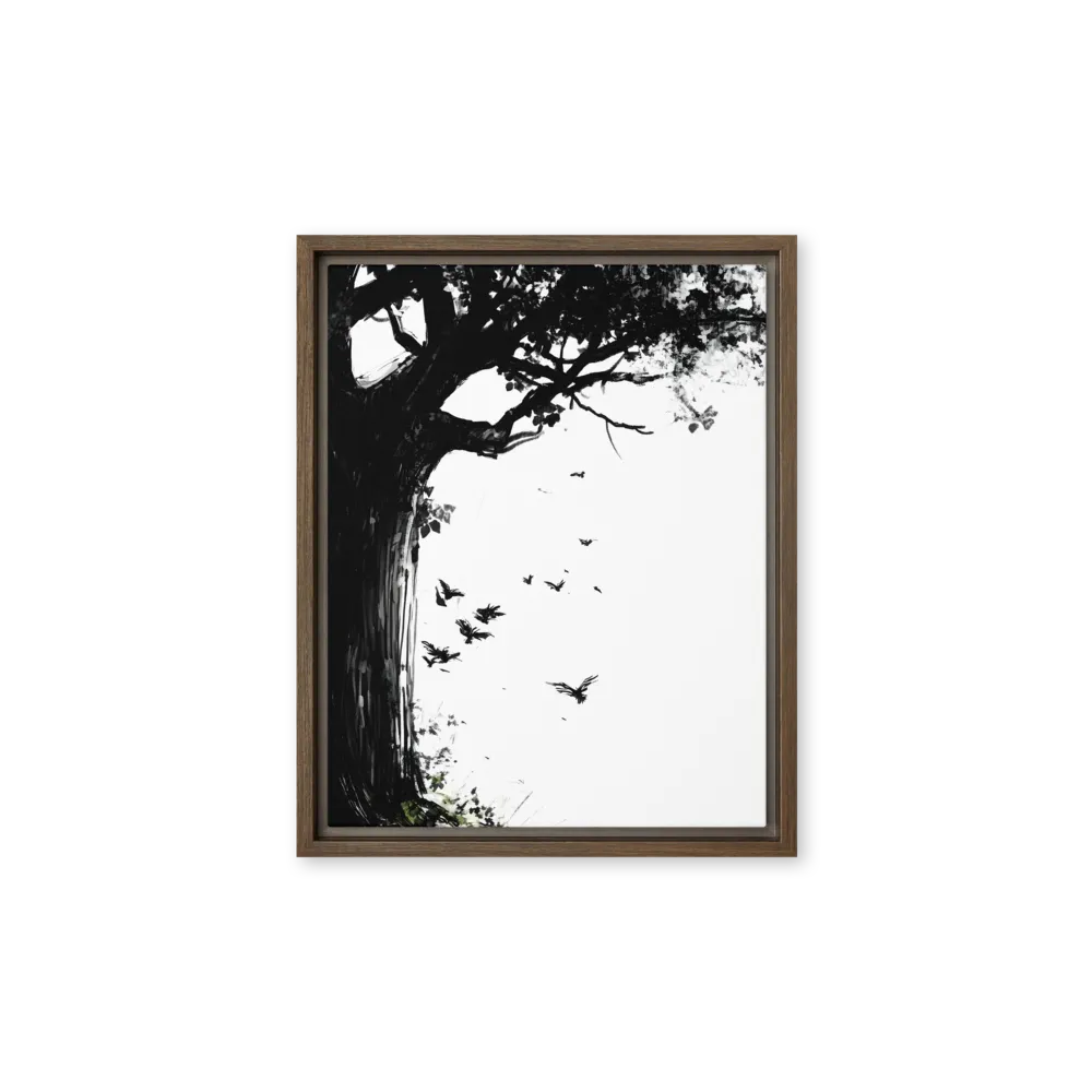 Whispers of Nature | Canvas with Brown Frame | 11″×14″