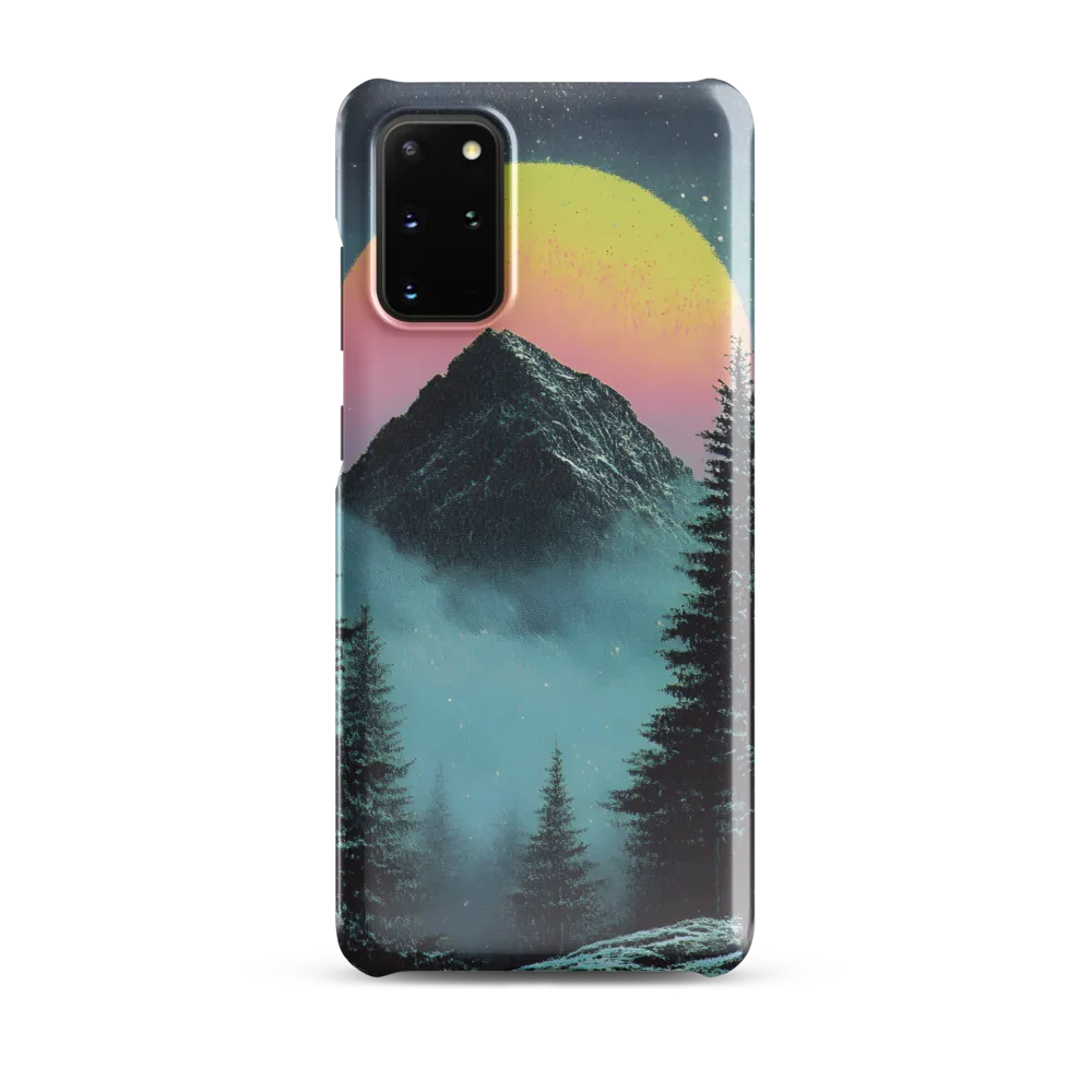 Ethereal Peaks Under Celestial Lights