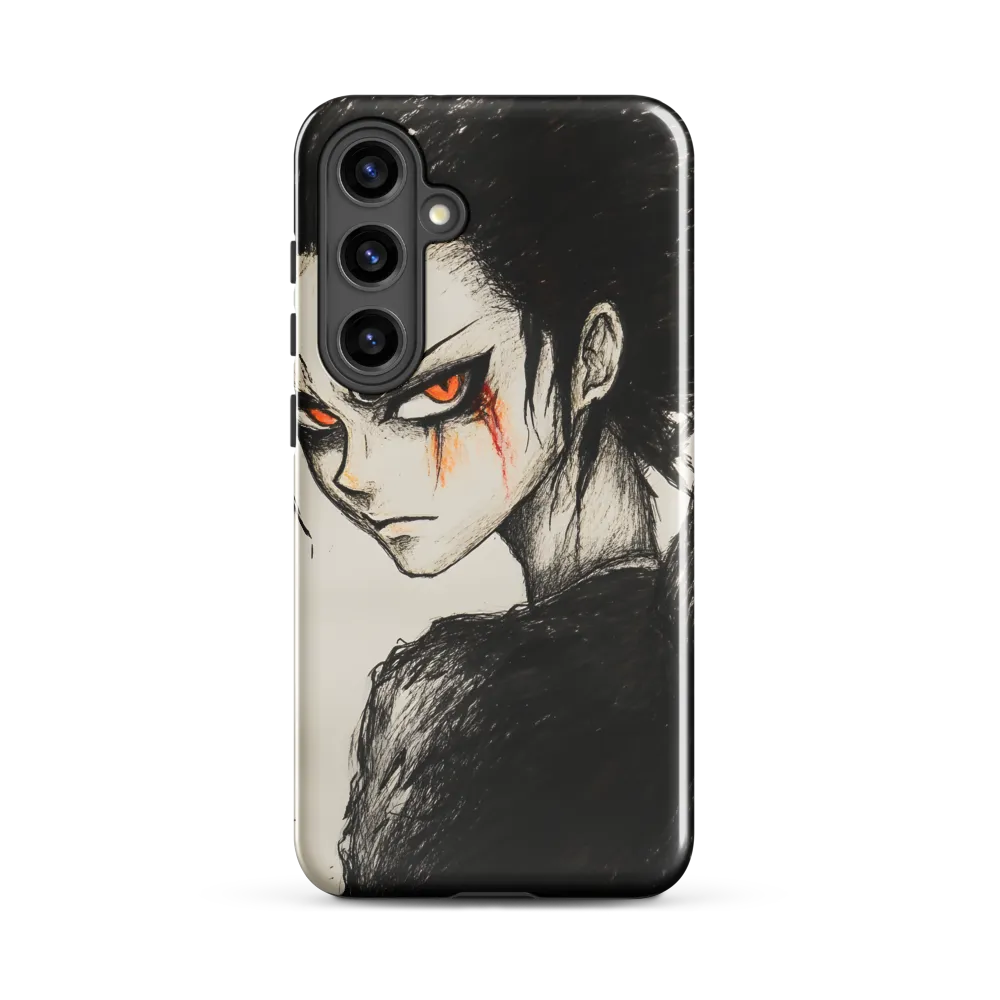 Fiery Defiance | Phone Case |  S24 Plus | Tough Case | Glossy