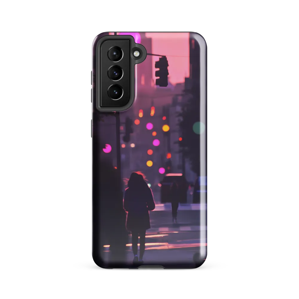 City Silhouettes at Dusk | Phone Case |  S21 FE | Tough Case | Glossy
