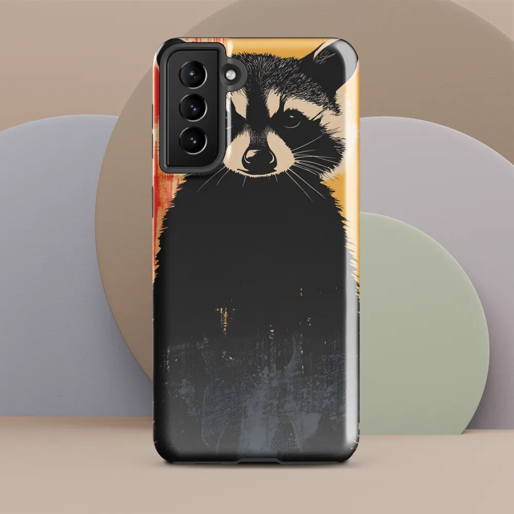 Whimsical Raccoon Portrait
