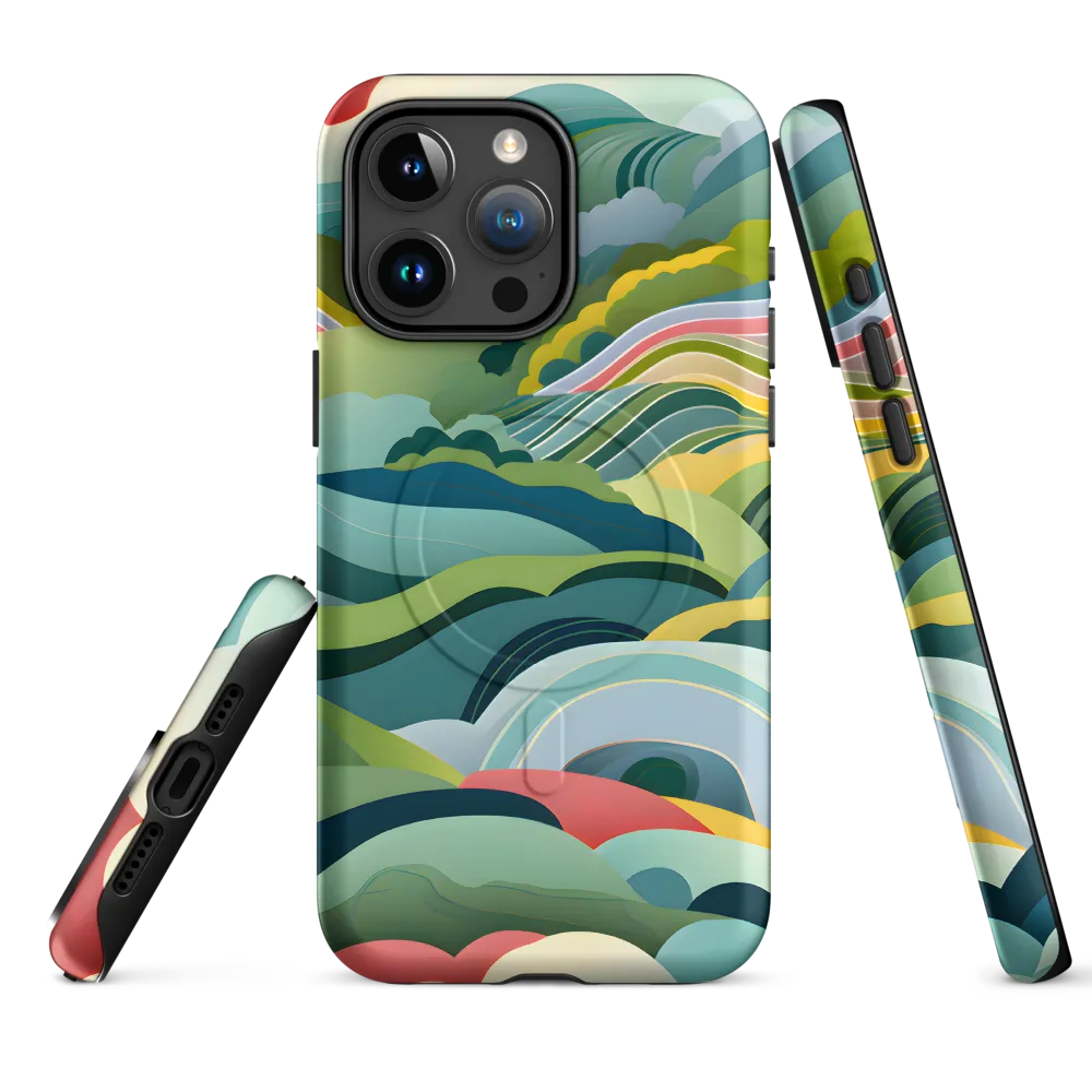 Waves of Serenity | Phone Case |  15 Pro Max | MagSafe® Tough Case | Matte