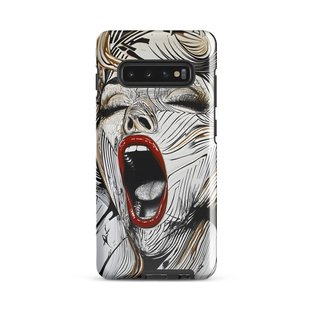 The anguished scream | Phone Case |  S10 Plus | Tough Case | Glossy