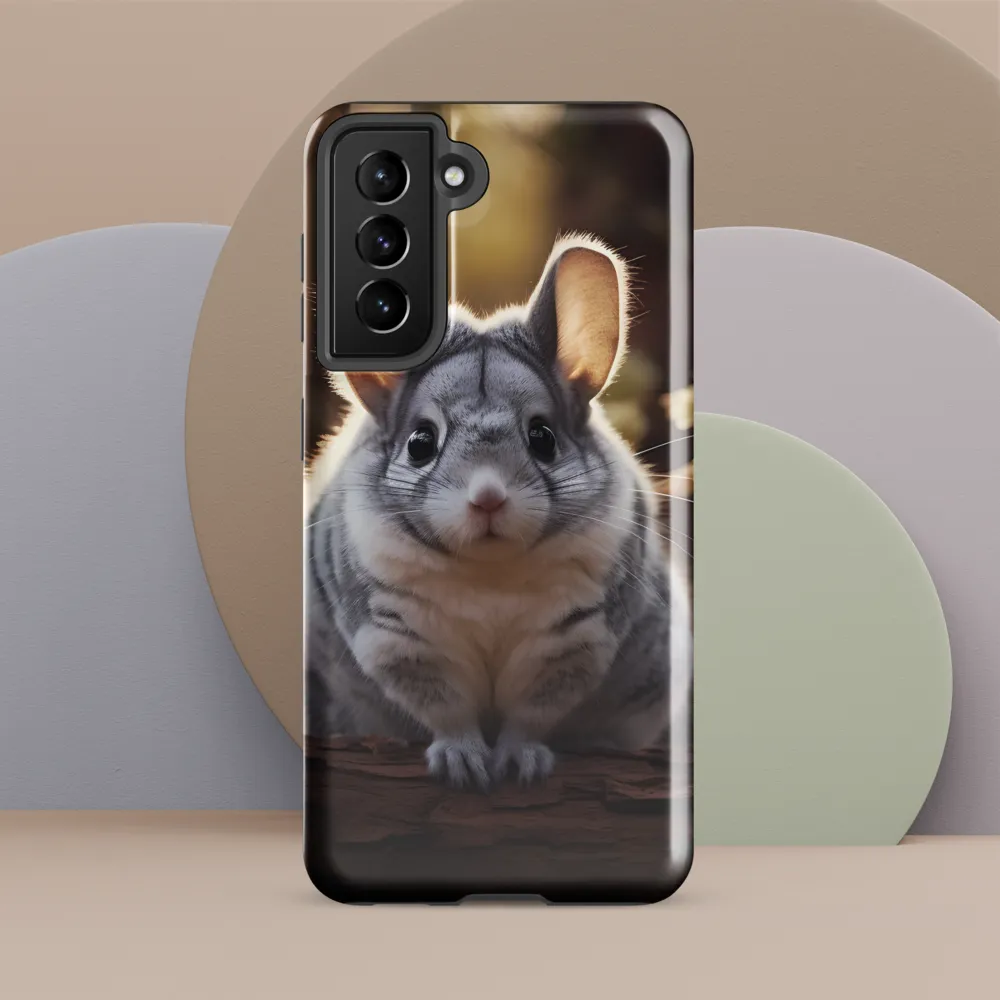 Curious Chinchilla in the Forest