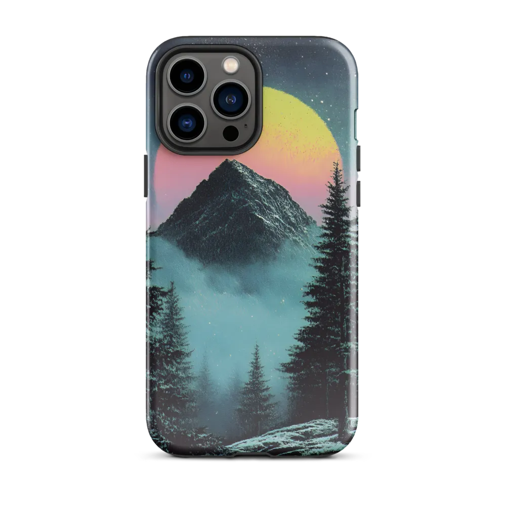 Ethereal Peaks Under Celestial Lights
