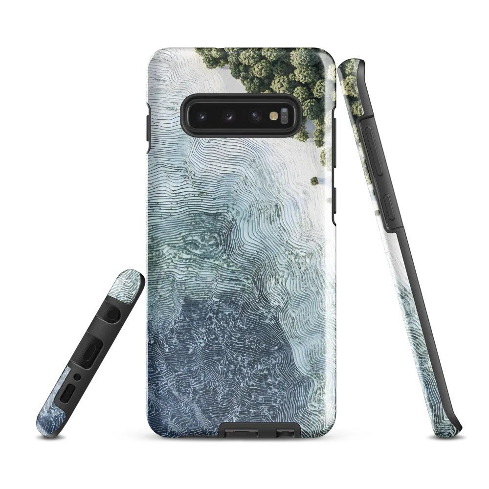 Serenity of Shorelines | Phone Case |  S10 Plus | Tough Case | Glossy