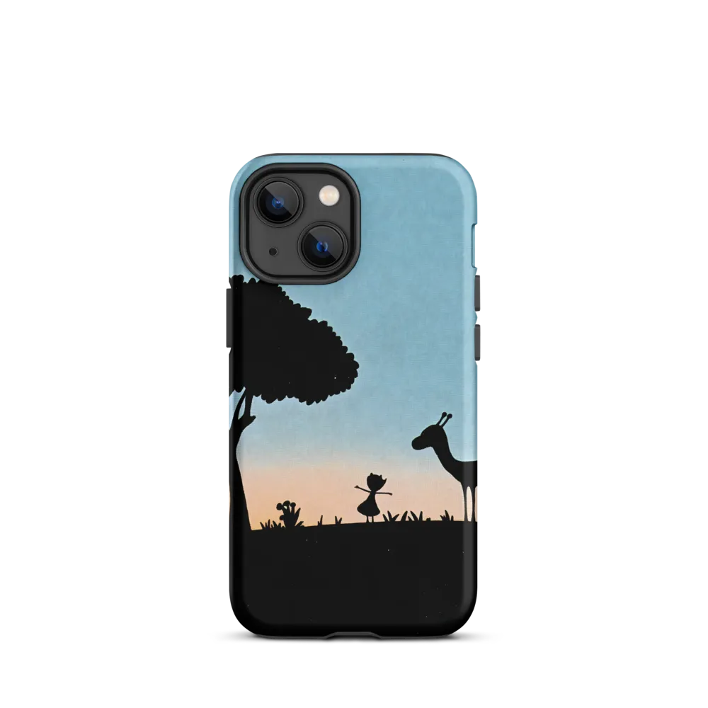 Curiosity in the Silhouette | Phone Case |  13 mini | Tough Case | Matte