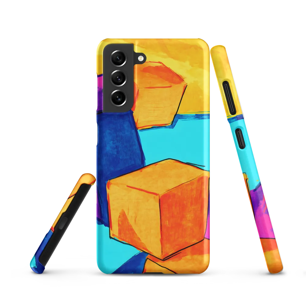 Playful Cubes in Vibrant Harmony