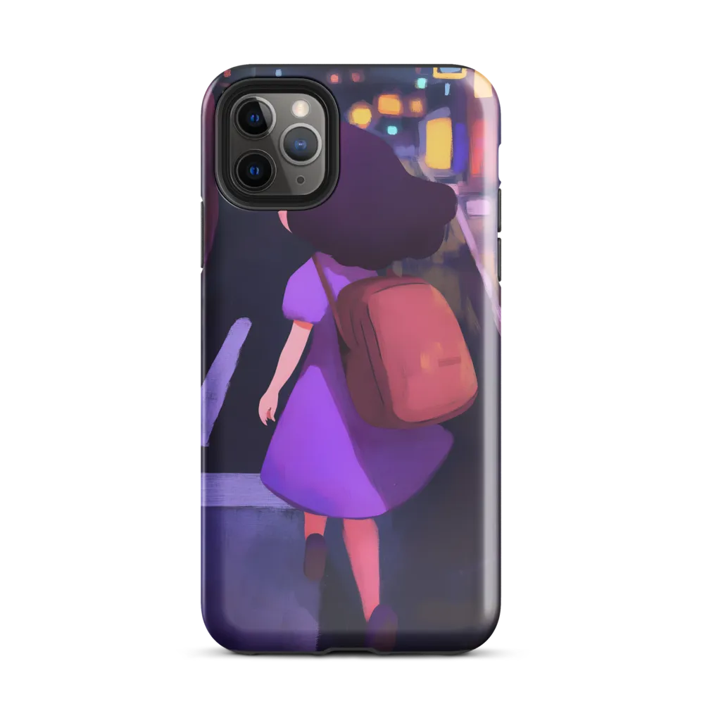 Wandering Through Neon Dreams | Phone Case |  11 Pro Max | Tough Case | Glossy