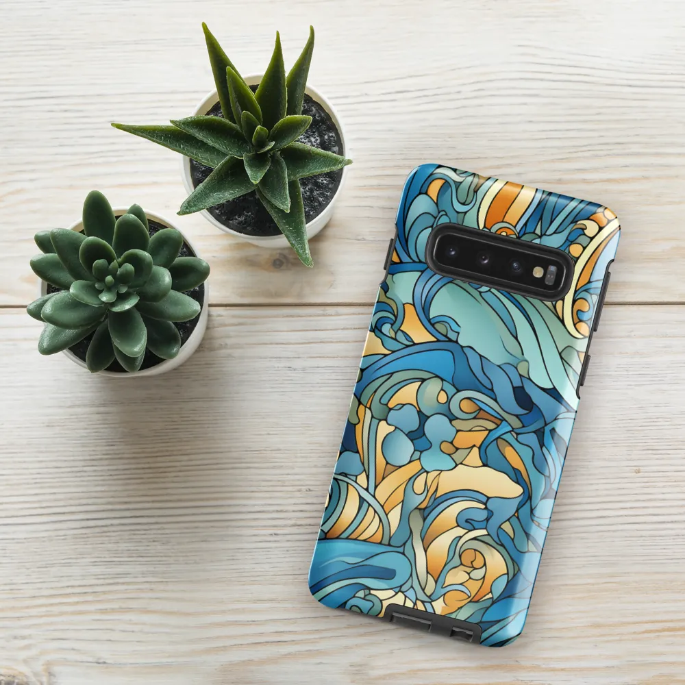 Dancing Waves of the Ocean | Phone Case |  S10 | Tough Case | Glossy
