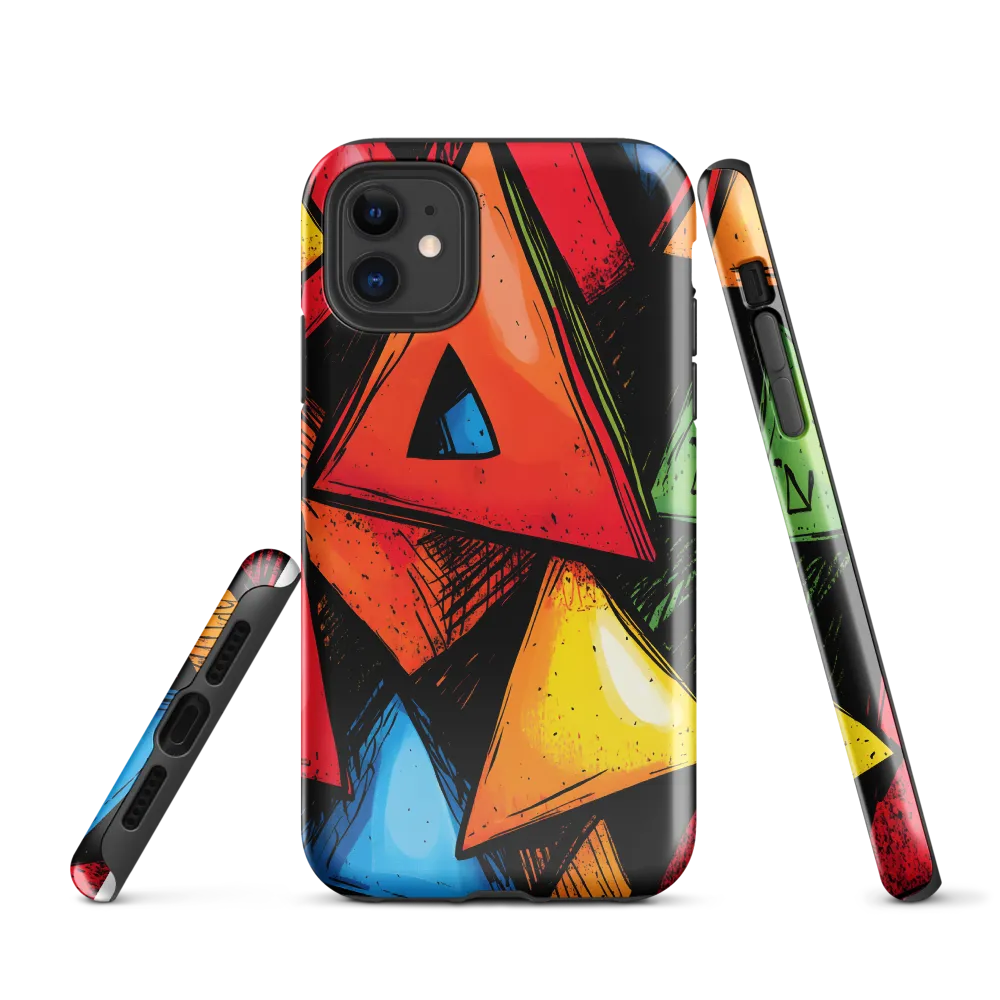 Vibrant Triangles in Abstract Harmony