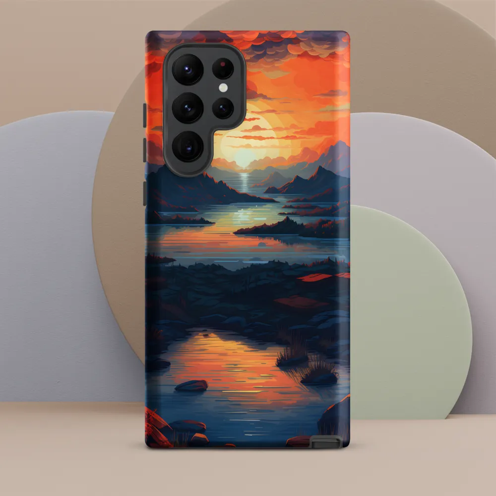 Ethereal Evening: A Digital Dusk