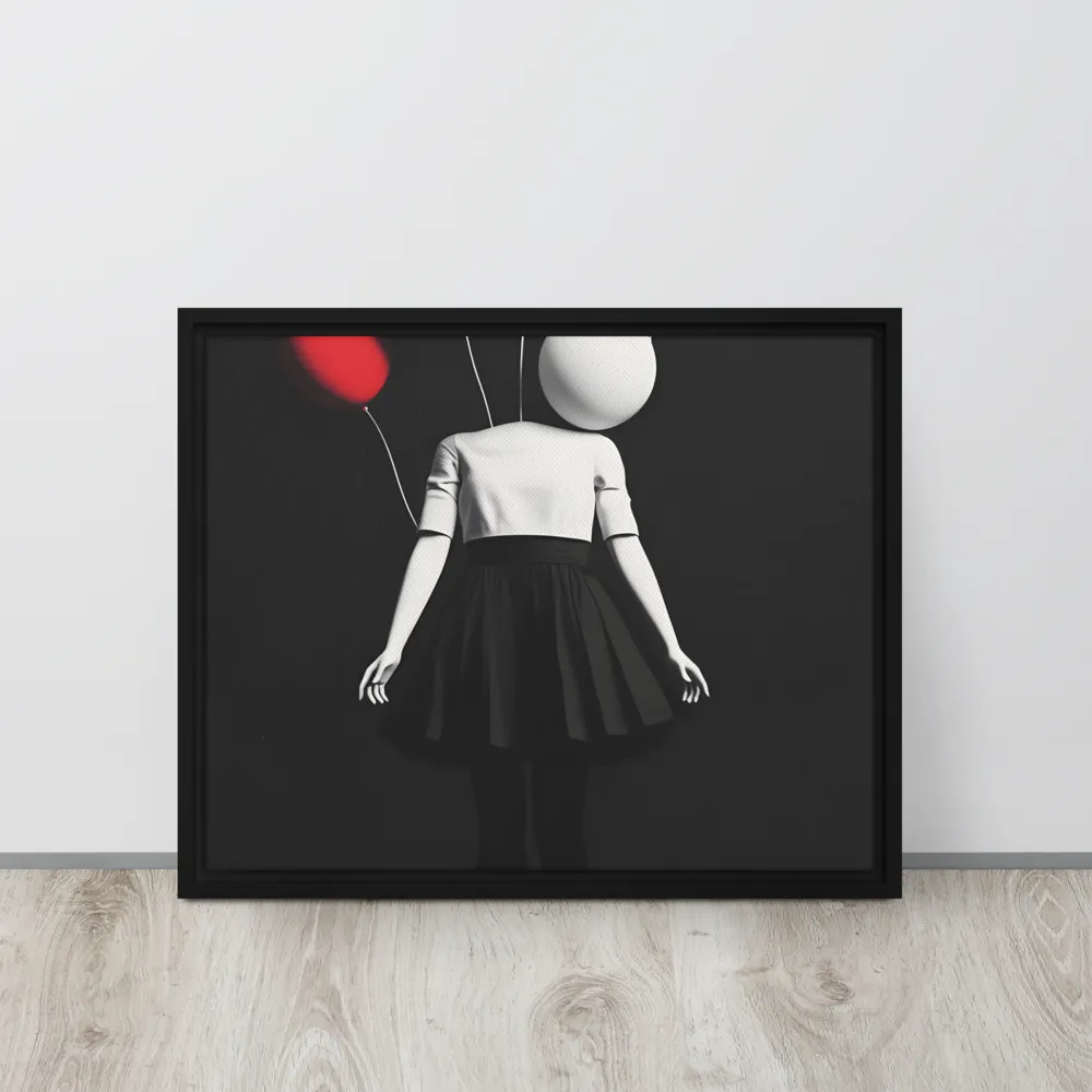 Suspended in Mystery | Canvas with Black Frame | 16″×20″