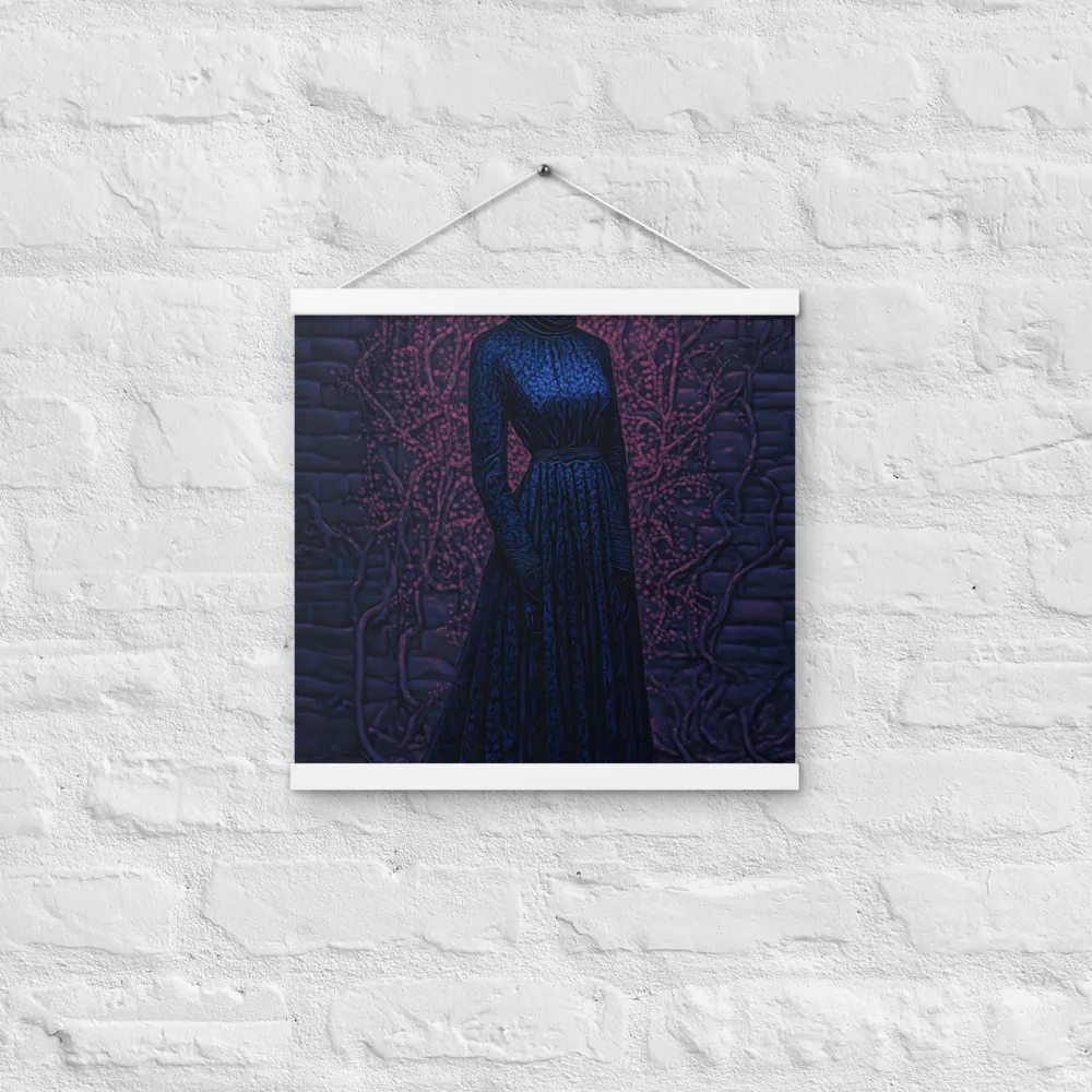 Veil of Enigma | Poster With White Wood Hanger | 16″×16″