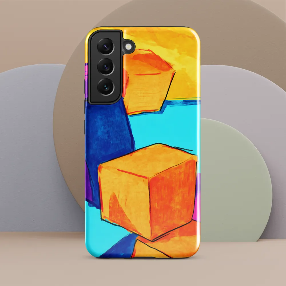 Playful Cubes in Vibrant Harmony