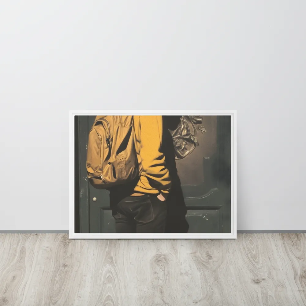 Silent Reflection | Canvas with White Frame | 18″×24″