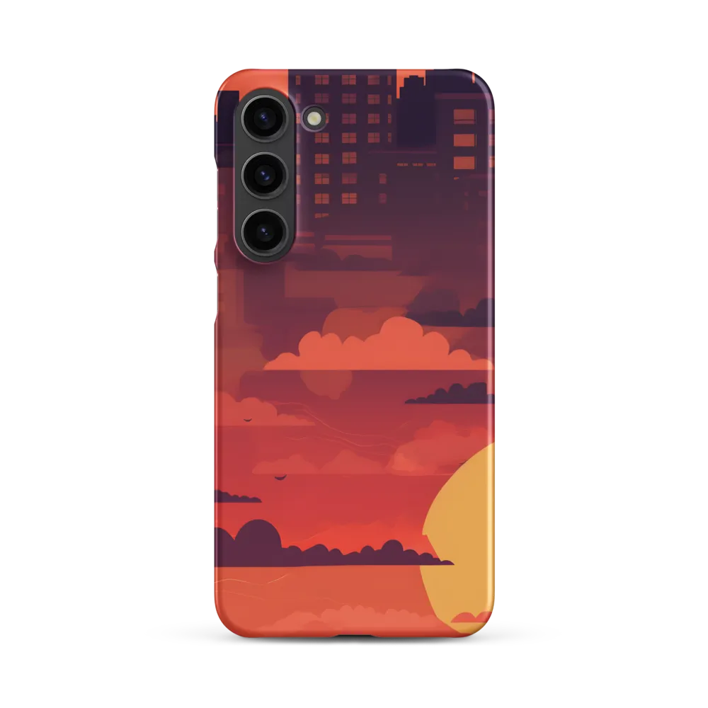 Urban Dusk: A Symphony of Cityscapes | Phone Case |  S23 Plus | Snap Case | Matte
