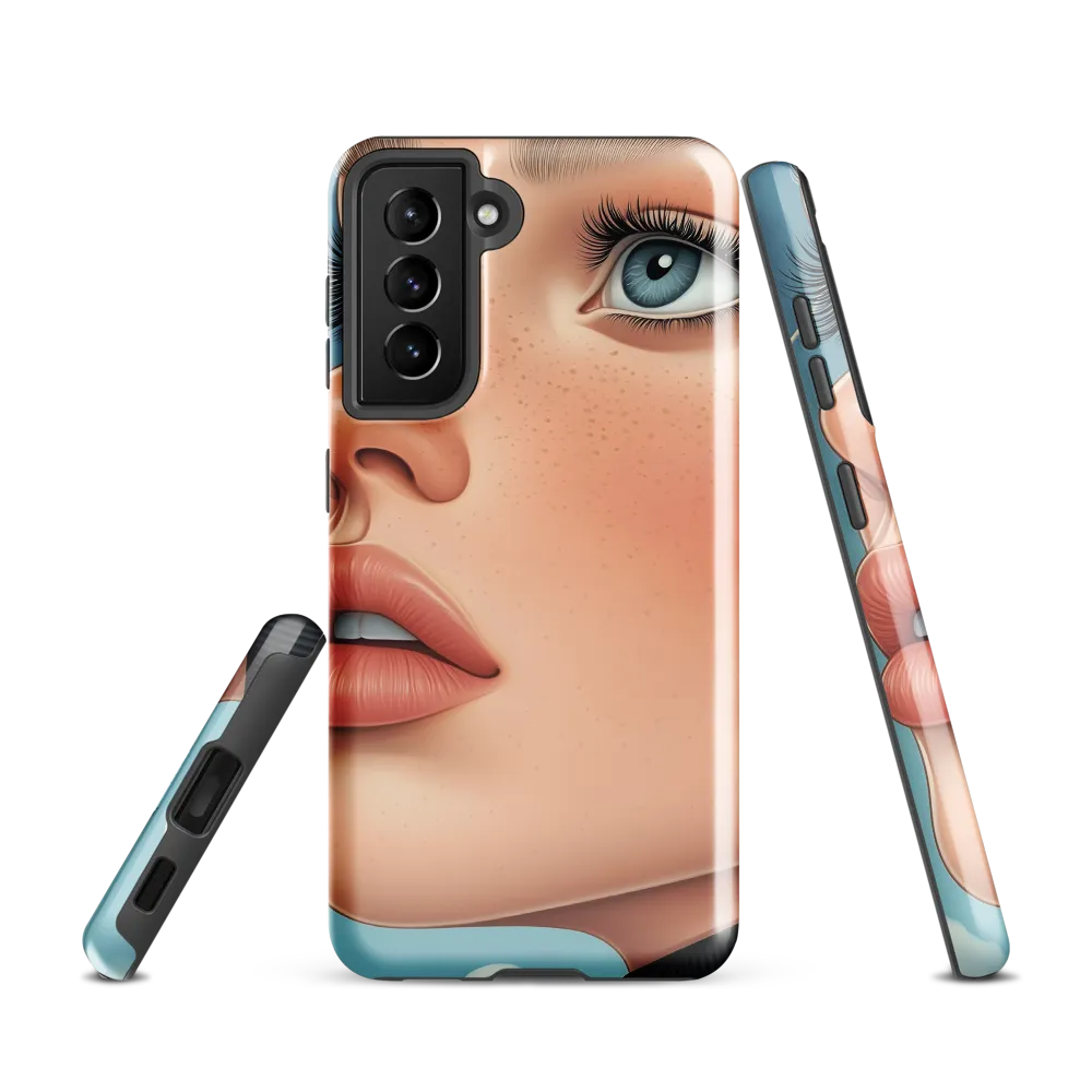 Serenity in Blue | Phone Case |  S21 | Tough Case | Glossy
