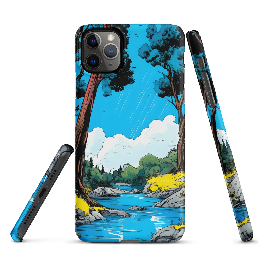 Tranquil River in a Comic Landscape