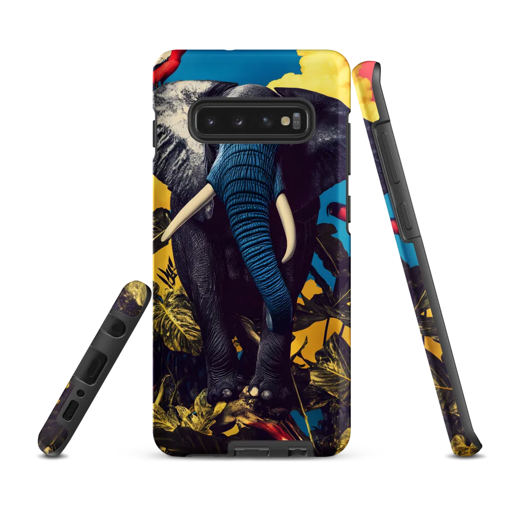 Elephant Dreams in Vibrant Colors | Phone Case |  S10 Plus | Tough Case | Matte