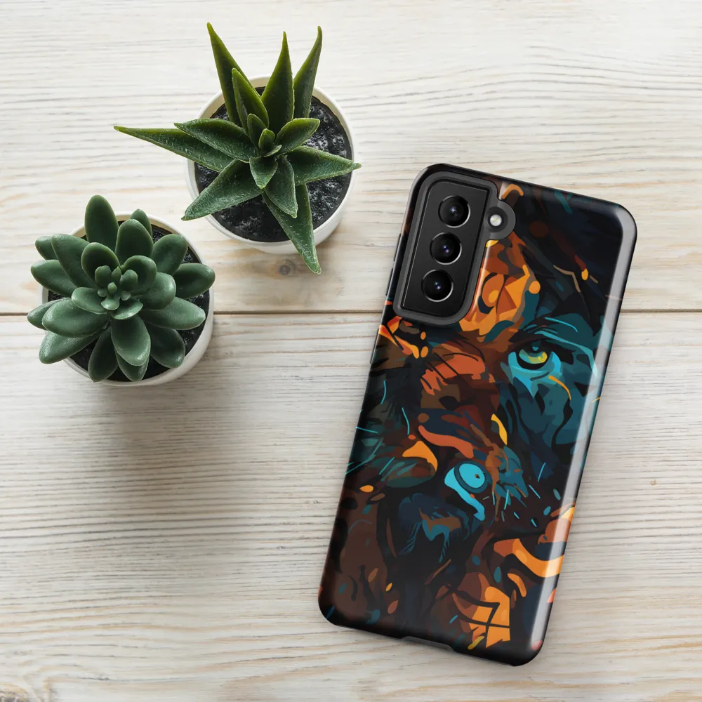 Tropical Enigma: A Wildlife Quartet | Phone Case |  S21 | Tough Case | Glossy