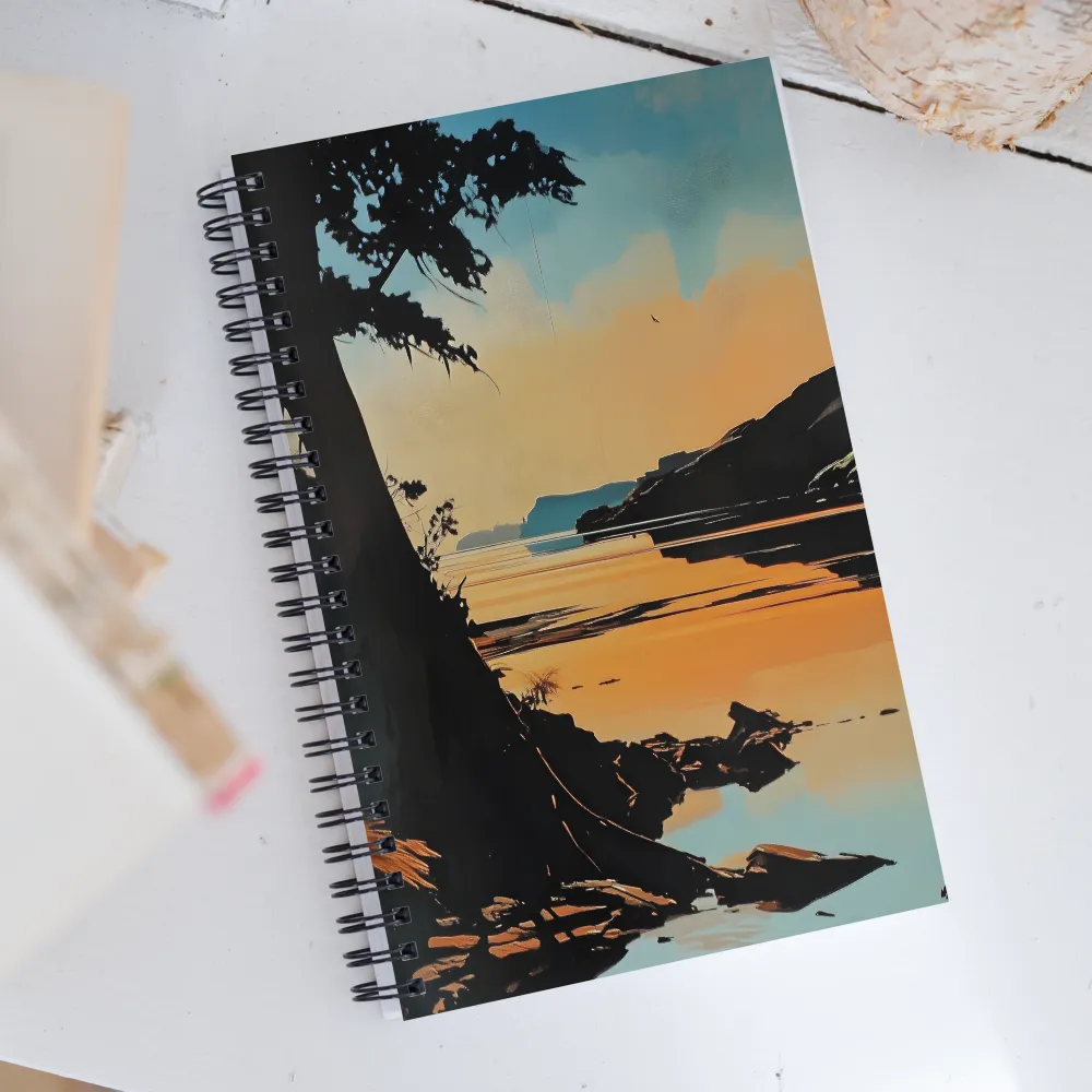 Reflections of Twilight | Spiral Notebook