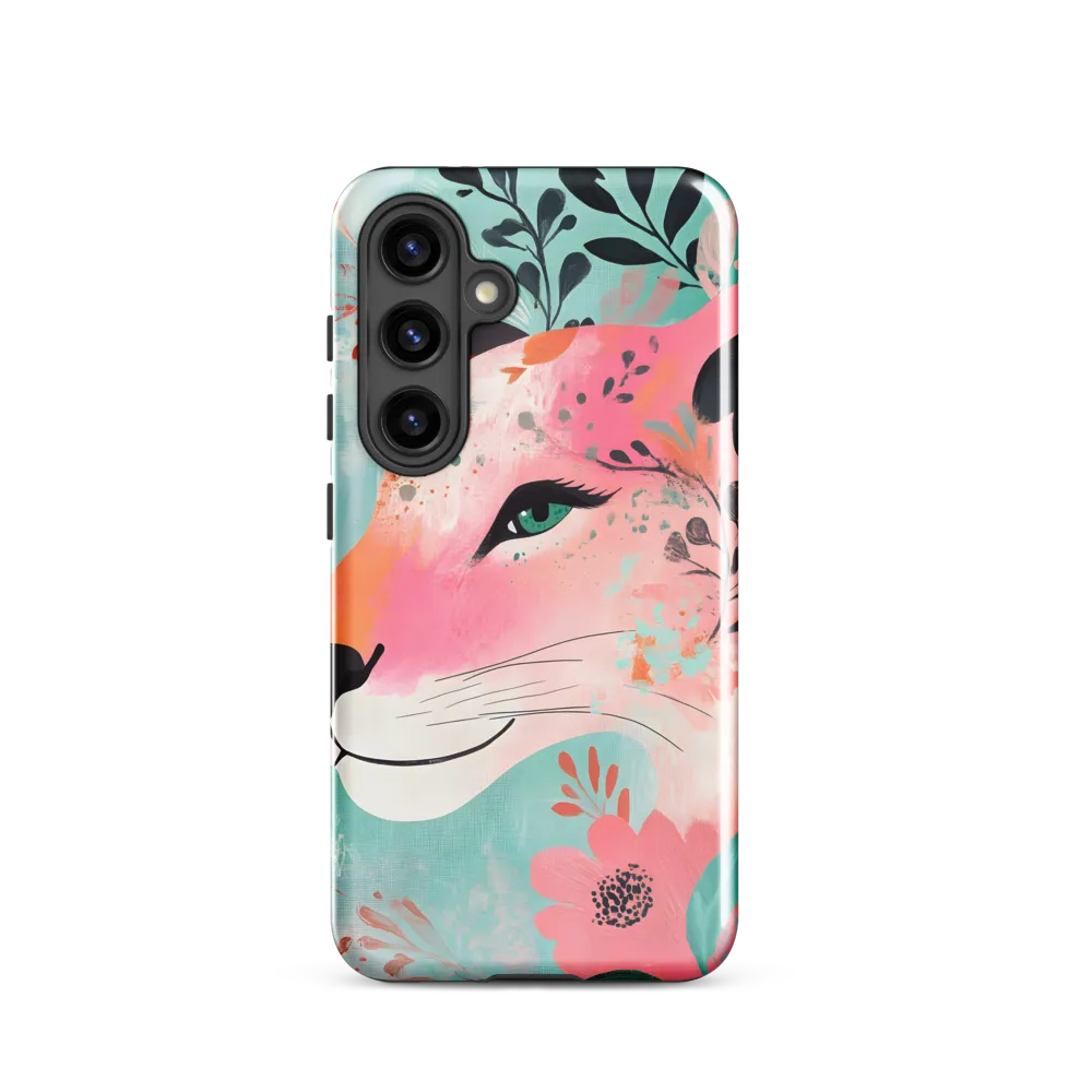 Whimsical Majesty: A Floral Lion