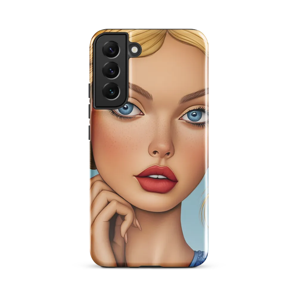 Serenity in Blue | Phone Case |  S22 Plus | Tough Case | Glossy