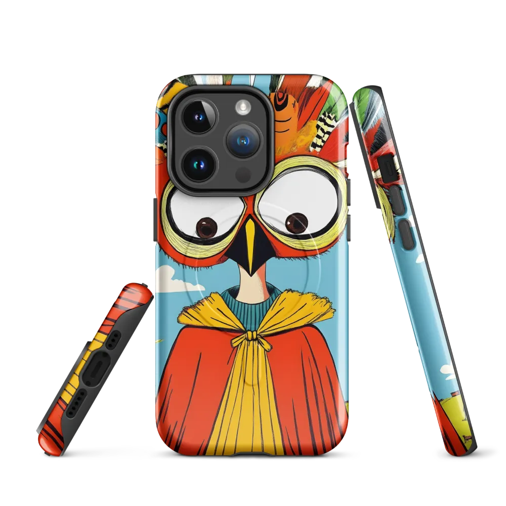 A Whimsical Encounter: The Owl-Human Fusion