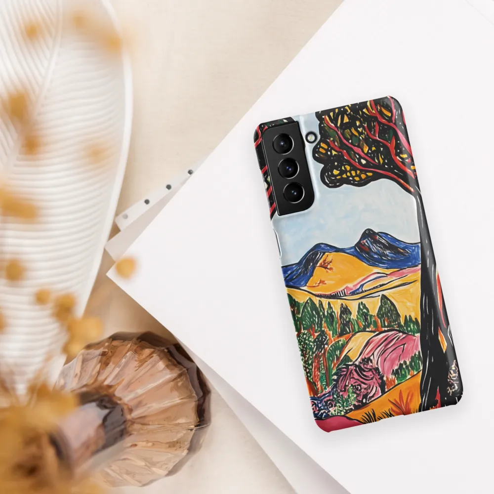 Vibrant Nature's Embrace | Phone Case |  S21 Plus | Snap Case | Matte