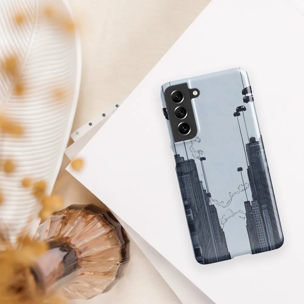 Suspended in the City | Phone Case |  S21 FE | Snap Case | Glossy