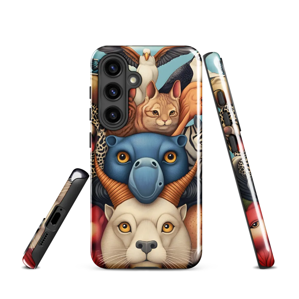 Harmonious Echoes of Wildlife | Phone Case |  S24 | Tough Case | Glossy