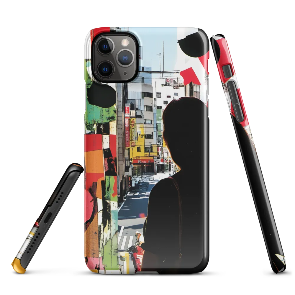 Urban Reflections: A Silhouette's Journey | Phone Case |  11 Pro Max | Snap Case | Glossy