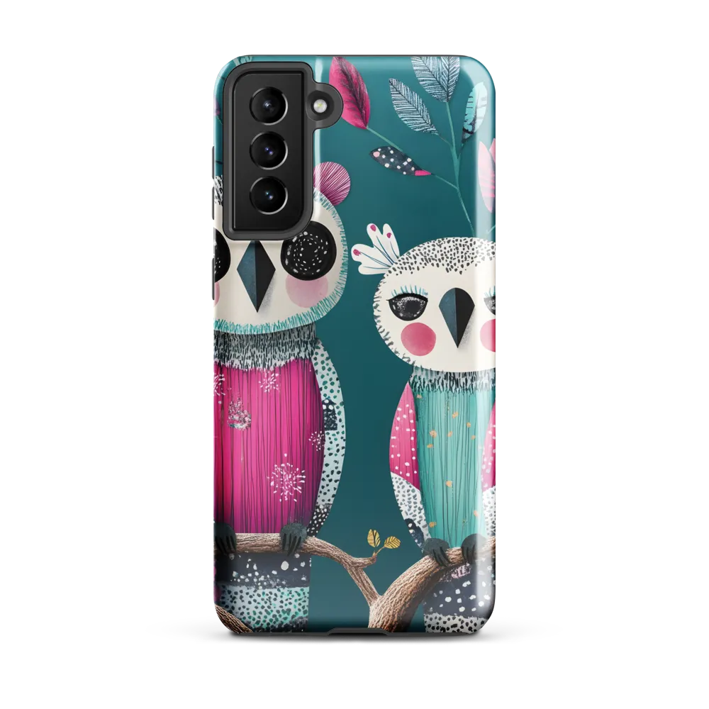 Whimsical Duo: A Celebration of Nature and Color