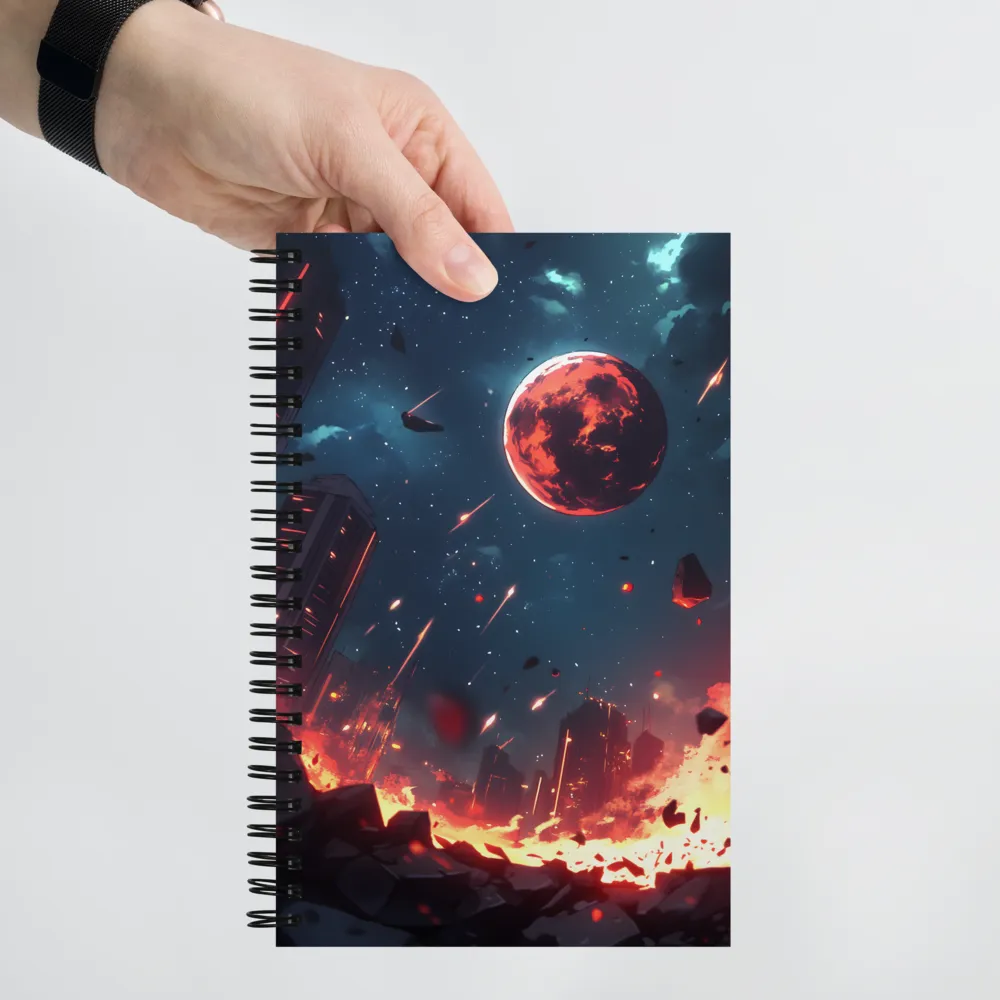 Celestial Catastrophe | Spiral Notebook