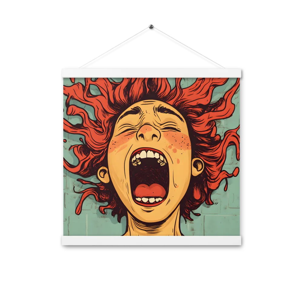 Fury Unleashed | Poster With White Wood Hanger | 16″×16″