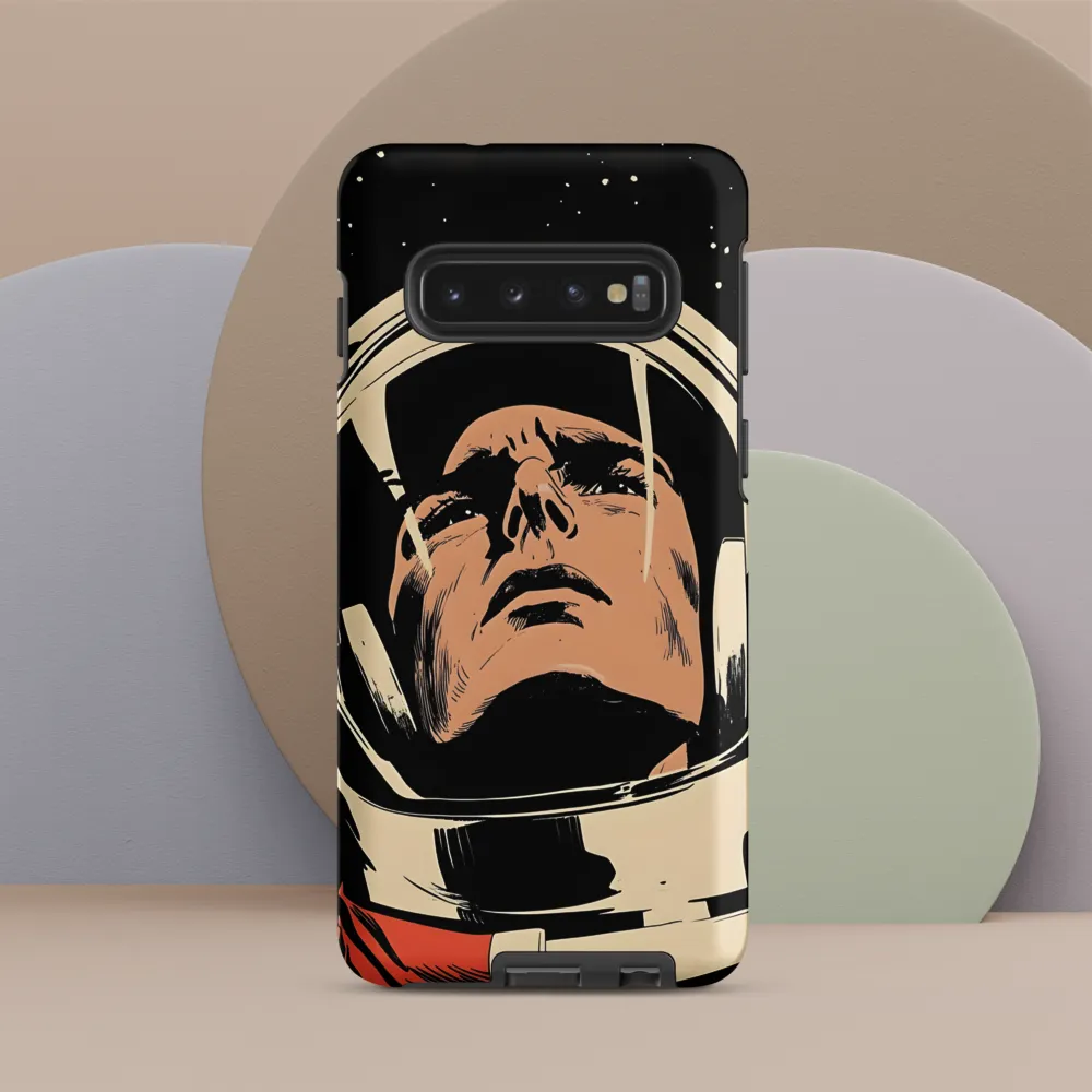 Gaze of the Astronaut | Phone Case |  S10 | Tough Case | Matte
