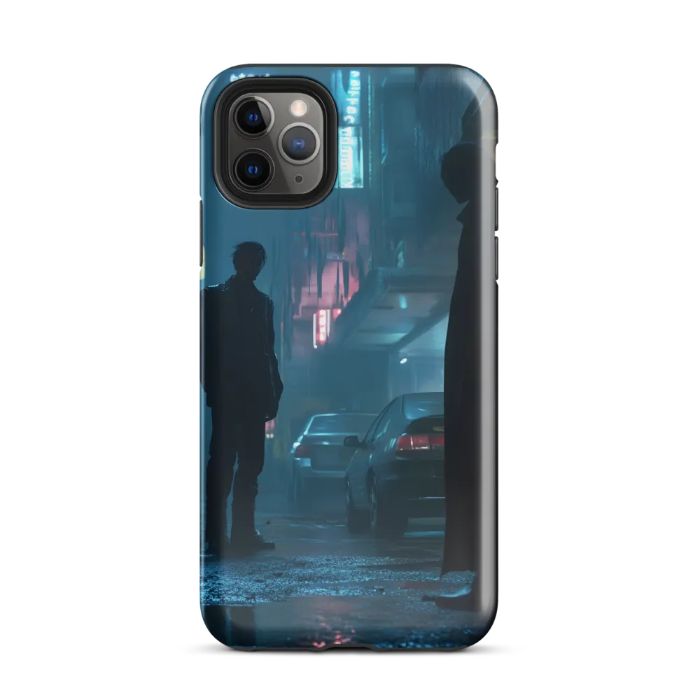 Shadows in the Neon Rain | Phone Case |  11 Pro Max | Tough Case | Glossy