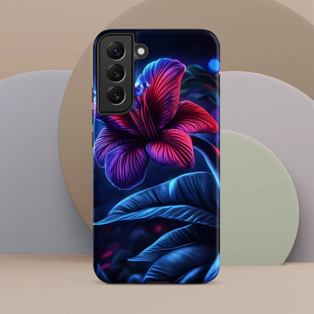 Illuminated Serenity: The Surreal Blossom