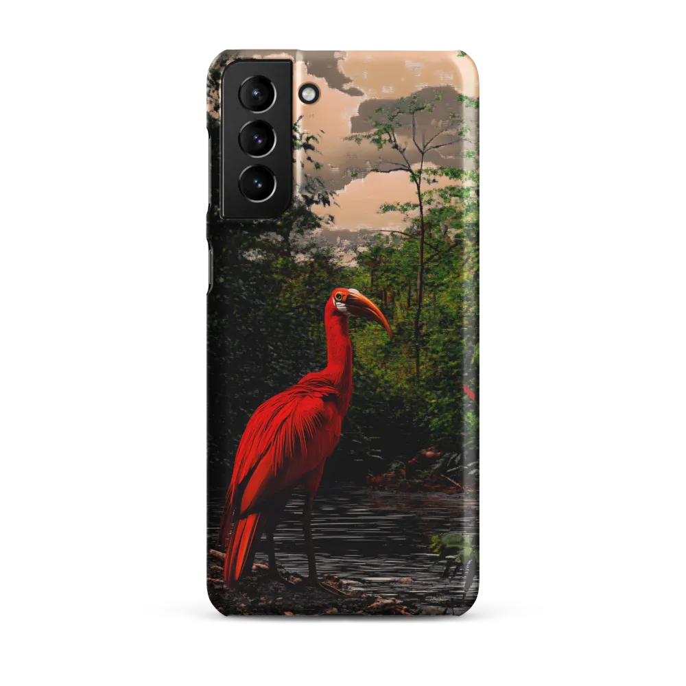 Enigmatic Elegance: The Scarlet Observer