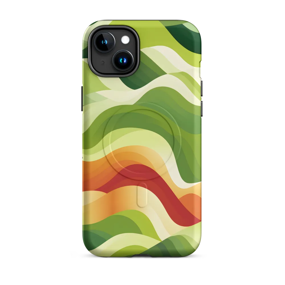 Waves of Nature | Phone Case |  15 Plus | MagSafe® Tough Case | Matte