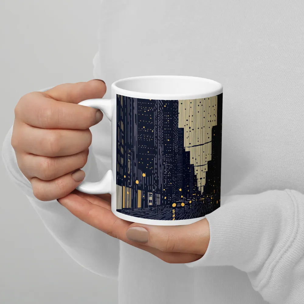 Glistening Streets of Melancholy | Mug with White inside | 11 oz