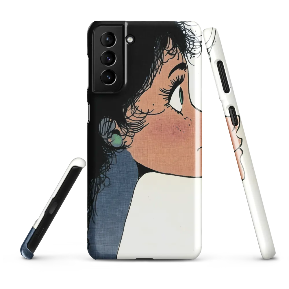 Whispers of Contemplation | Phone Case |  S21 Plus | Snap Case | Glossy