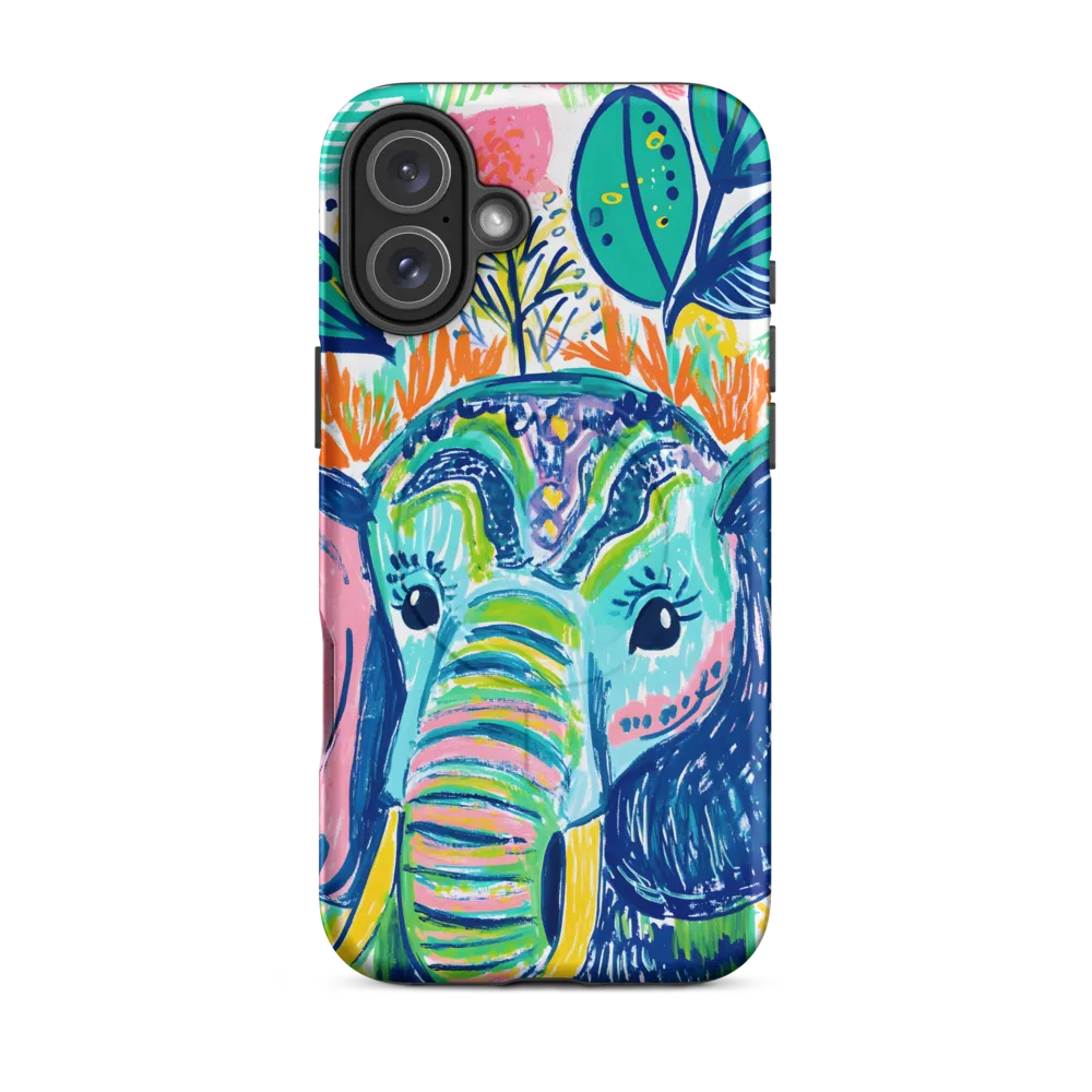 Whimsical Elephant Portrait