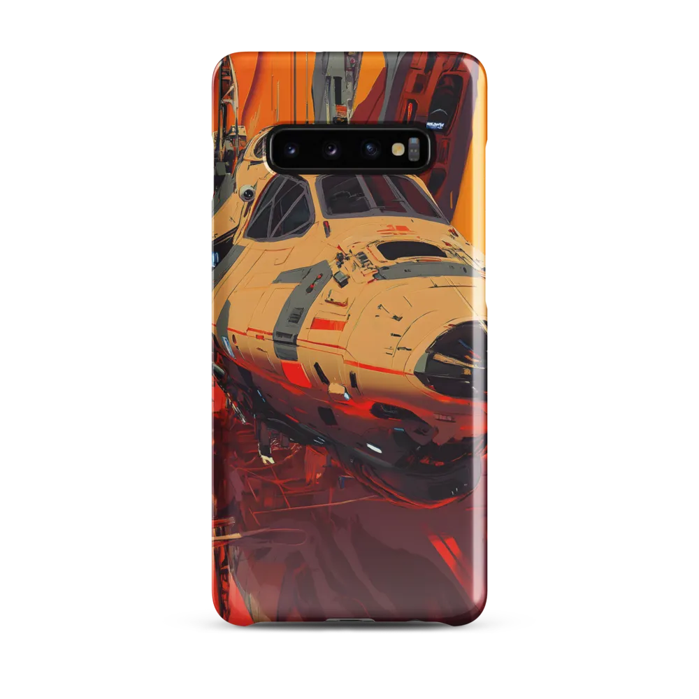 Futuristic Vessel: A Glimpse into Tomorrow | Phone Case |  S10 Plus | Snap Case | Glossy